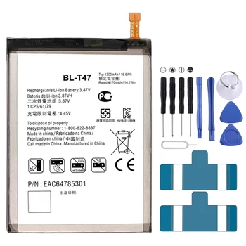 LG Kadife 5G için BL-T47 4300 mAh Li-Polimer Pil Değiştirme