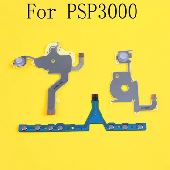 JCD D-Pad Sol Şerit Sağ Klavye Düğmesi Flex Kablo Seti PSP3000 3001 TA-095 095 Sürüm Gen 2