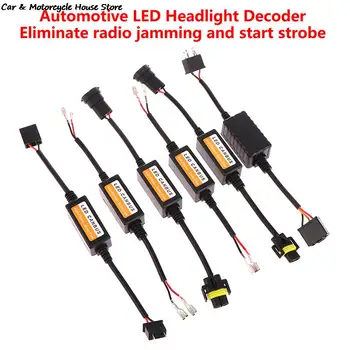 LED Canbus Dekoder Araba Farlar Hata Ücretsiz Direnç H1 H3 H4 H7 H9 H11 Adaptörü Uyarı Canceller
