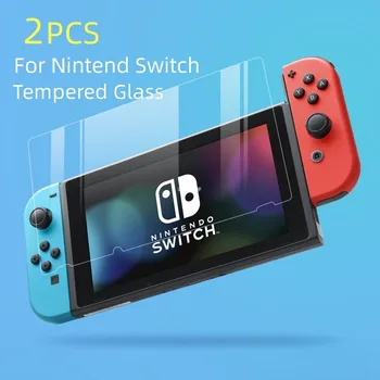 2 Adet Temperli Cam Filmi Nintendo Anahtarı İçin HD Ekran Koruyucu Film Nintendo Anahtarı İçin Oled / Nintendo Anahtarı Lite Aksesuar