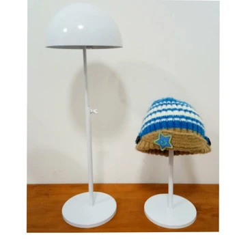 Moda Avrupa tarzı Şapka ekran standı ayarlanabilir metal tepe kap kova şapka hasır şapka sunhat peruk postiş ekran tutucu