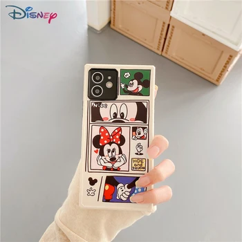 Disney Mickey Minnie Sevimli iPhone Durumda iPhone 13 13Pro 12 12Pro 11 11Pro Max Kızlar için Donald Ördek Karikatür Durumda Çiftler Hediye