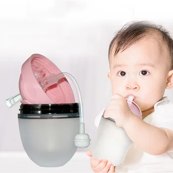 Bebek şişe kapağı silikon kap Kapaklar Aksesuarları Tiryakisi Su İçecek Saman Çocuklar Öğrenmek Besleme Değiştirin Damlatmaz Eğitim Comotomo