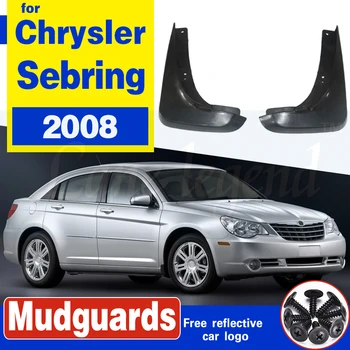 Chrysler Sebring 2008 Için araba Çamurluklar Çamur Flaps Splash Muhafızları Çamurluklar Çamur Flap Araba Ön tekerlek Çamurluk Aksesuarları 2 adet