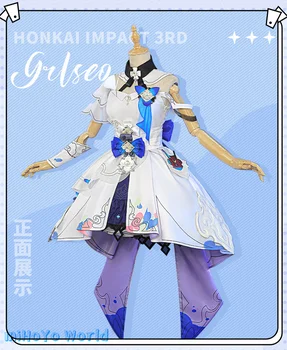 MiHoYo Honkai Darbe 3 Griseo Cosplay Kostüm Oyunu Takım Elbise Tatlı Güzel Üniforma Comic Con Karnaval Parti Kıyafet Kadın Kostümleri Hediye