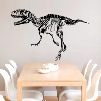 Çocuk Odası Yatak Odası 3D J Ev Dekorasyon Duvar Çıkartmaları Çıkarılabilir Dinozor Zemin Çıkartmaları Dinozor Yaş