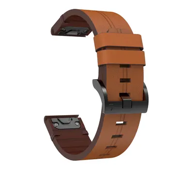 Hızlı Bırakma 20mm Deri Spor watchband Garmin Fenix 6s / Fenix 6s pro Bilek Kayışı Garmin Fenix 5s Artı akıllı saat