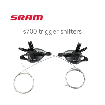 SRAM S700 2x11 22 Hız Yol Bisikleti Bisiklet Tetik Değiştiren Shifters Kolu Düz Kolu Bisiklet Sağ ve Sol Bisiklet Aksesuarları