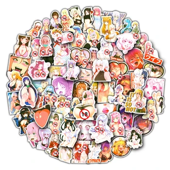 10/30/50/100 Adet Yetişkin Anime Hentai Seksi Waifu Çıkartmalar Suncensored Çıkartmaları Dizüstü Telefon Bagaj Kaykay Sticker Oyuncaklar Hediye