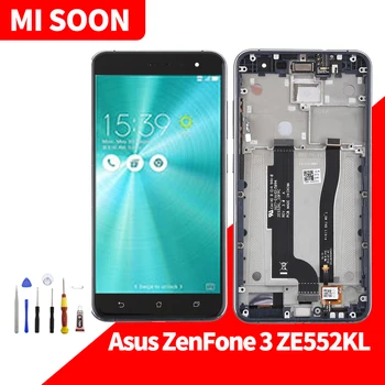 Orijinal Asus ZenFone 3 İçin ZE552KL lcd ekran dokunmatik ekranlı sayısallaştırıcı grup ZenFone 3 İçin ZE552KL Lcd ekran