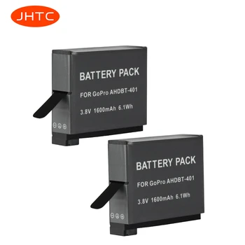 JHTC 1600 mah Pil İçin Gopro hero 4 Siyah Kamera Bateria İçin Gopro 4 hero 4 + Bateria
