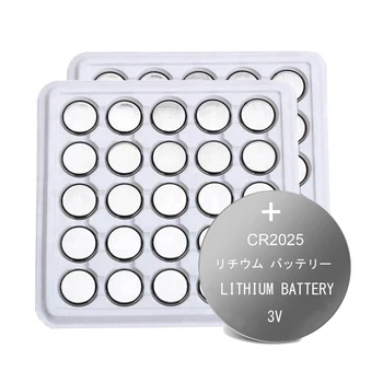 50 adet CR2025 CR 2025 ECR2025 BR2025 DL2025 KCR2025 LM2025 3V Lityum piller İçin Kamera İzle Düğme Pil