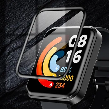 3D Kavisli Yumuşak Kenar Koruyucu Film Smartwatch Kapak Xiaomi Redmi İçin İzle / Mi İzle Lite 2 Ekran Koruyucu POCO Aksesuarları