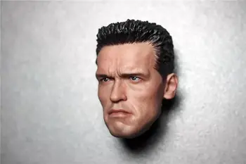 1/6 Erkek Terminator 2 T800 Arnold Schwarzenegger Kafa Heykel Oyma İçin 12 inç Aksiyon Figürü DIY