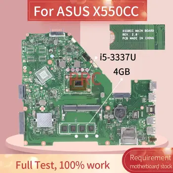 REV:2.0 For ASUS X550CC ı5-3337U Laptop anakart SR0XL DDR3 Dizüstü Anakart