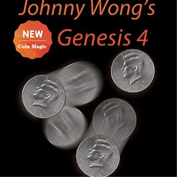 Johnny Wong'un Genesis 4 ( DVD İle) Johnny Wong (ABD Yarım Dolar Seti) sihirli Hileler Yanılsama Yakın Çekim Sihirli Sahne