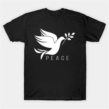 Erkek Gevşek Güvercin Barış nefes T-shirt Spor Rahat Kısa Kollu T Gömlek Koşu Egzersiz Eğitimi Tees Spor Üst giyim