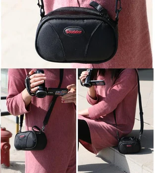SoudElor HD kamera DV omuz çantası çanta JVC Sony Canon Fuji Panasonic için