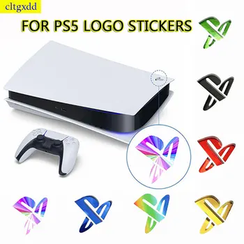 1 ADET PS5 logo çıkartmaları renkli çıkartmalar kişilik kendin yap çıkartmalar ana çıkartmalar yan çıkartmalar anti-scratch galvanik rozeti
