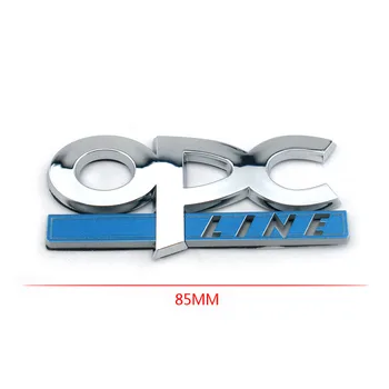Krom OPC hattı oto Amblem Rozeti araba Sticker Çıkartma 3D Tasarım Opel Astra Zafira İçin WE1