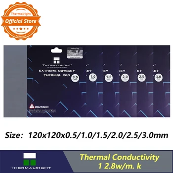 Thermalright ODYSSEY Termal Silikon Ped CPU / GPU Kartı Su Soğutma Termal Ped 12.8 W-15 W / mk Boyutu 120x120mmmm