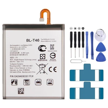 LG V60 ThinQ 5G için BL-T46 5000 mAh Li-Polimer Pil Değiştirme