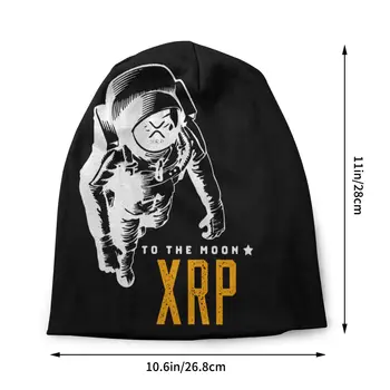 XRP Ay Kaput Şapka Örgü Şapka Sonbahar Kış Bitcoin Kripto Sokak Skullies bere erkek kadın Yetişkin Yaz sıcak Kapaklar 1
