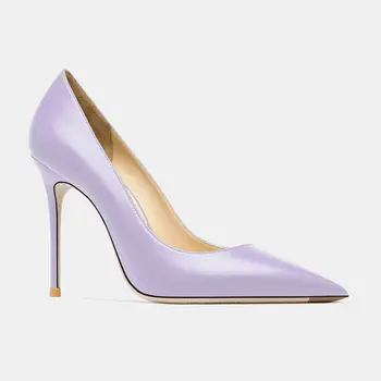 2022 Klasik Marka Kadın Pompaları Yüksek Topuklu Ayakkabılar 10cm Sığ Bayanlar Düğün Ayakkabı Moda Parti Akşam Elbise Ayakkabı Büyük Boy 43 1