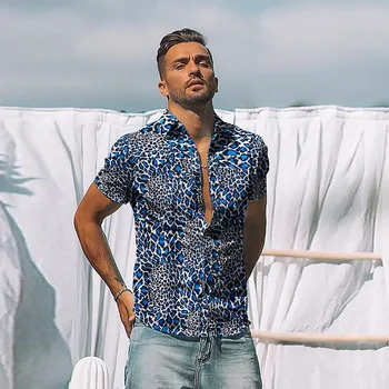 Camisa hawaiana de manga corta para hombre a la moda de 2021 camisas de secado rápido de talla grande asiáticas. M - 2XL ınforma 2