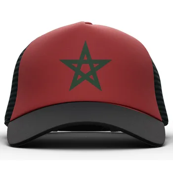 Fas Gençlik Dıy Ücretsiz Custom Made Adı Numarası Fotoğraf Mar Rahat Şapka ulusal bayrak Ma Krallık Arapça Arap Ülke beyzbol şapkası 2