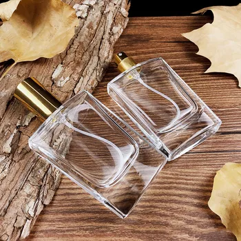 Cam Parfüm Şişesi 30ml Şeffaf Süngü Sprey Şişesi Taşınabilir Kozmetik Ambalaj Şişesi 2