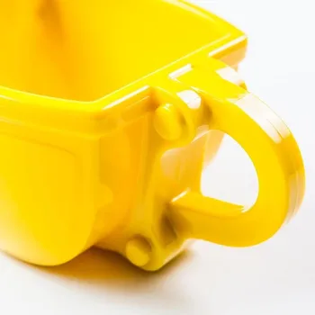 Ekskavatör kepçesi Bardak Kürek Kürek Kaşık Komik Fincan Kazıcı Konteyner Plastik Yaratıcı Kek Ekskavatör Küllük Kova Bardak 3