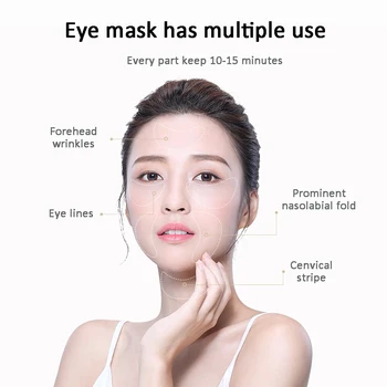 Yıldız Kollajen Göz Jeli Maskesi Anti-Aging Hyaluronik Asit Jel Kaldırmak Koyu Halkalar Solmaya Göz Çantası 60 Adet Göz Yamalar Güzellik Cilt Bakımı 3