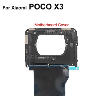 Aocarmo Xiaomi POCO X3 Anakart Kapağı Ve Kamera Lens Çerçeve Yedek parça İle 3