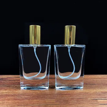 Cam Parfüm Şişesi 30ml Şeffaf Süngü Sprey Şişesi Taşınabilir Kozmetik Ambalaj Şişesi